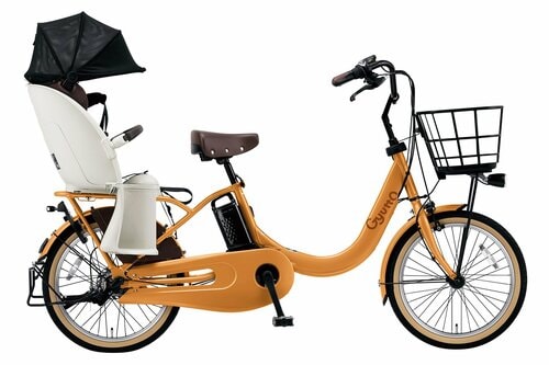 後ろ乗せタイプ:走行時に安定感がある 電動アシスト自転車おすすめ イメージ