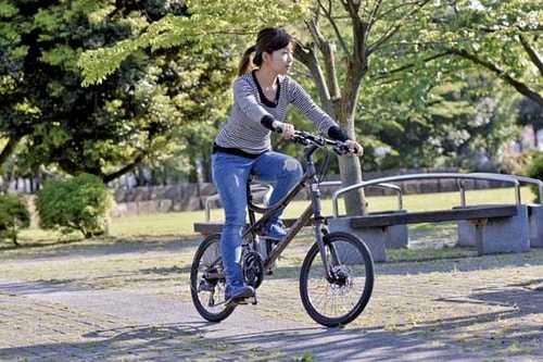 【ミニベロ】ルイガノ「MV 2 プロ」 オシャレ自転車のルイガノは坂道もラクです イメージ