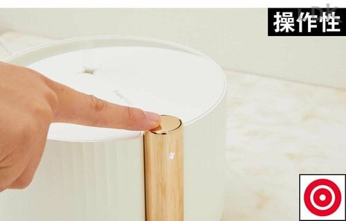 水を入れやすくて操作もボタン1つのみ 小型加湿器おすすめ イメージ2