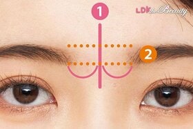 眉頭だけそろえとこ！バランスのいい眉メイクのコツをLDKが紹介