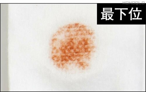 フィルター性能:最下位の製品と比べると一目瞭然 大きいサイズのマスクおすすめ イメージ2