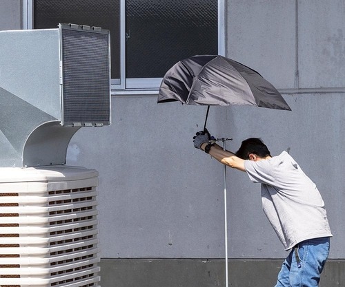 【耐風性】台風並みの強風でも裏返らずに安定! 折りたたみ傘おすすめ イメージ