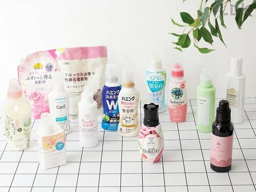 LDKがテストした柔軟剤の集合写真