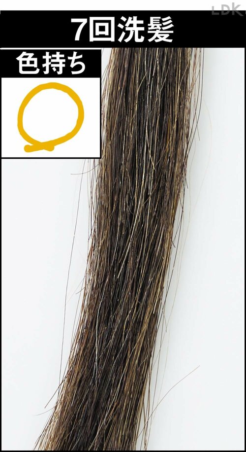 7回洗髪 白髪染めヘアカラーおすすめ イメージ