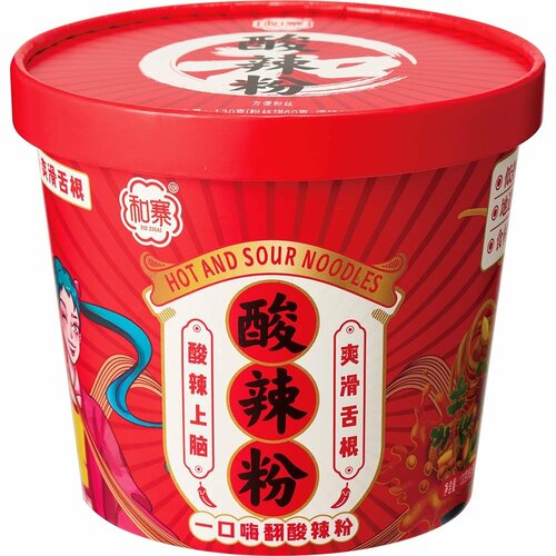 業務スーパーおすすめ 神戸物産 酸辣粉 即席サツマイモ春雨 イメージ
