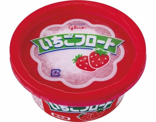 グリコ:いちごフロート:アイス