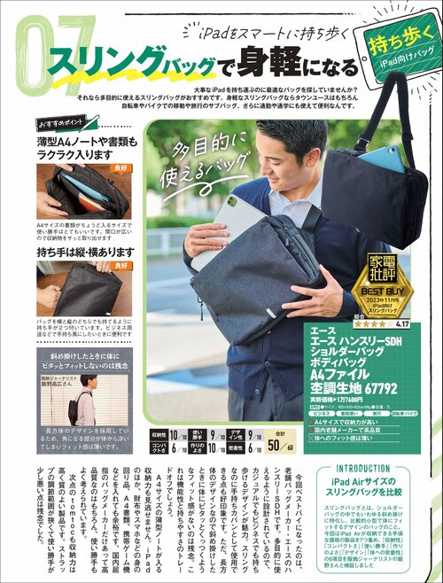 ボディバッグの魅力は? ボディバッグおすすめ イメージ