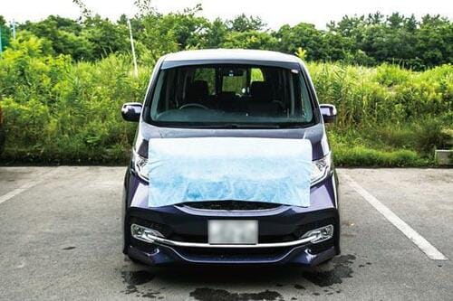 ［イライラ②］悪路の泥ハネ一掃クルマをサッと拭える巨大タオル イメージ3