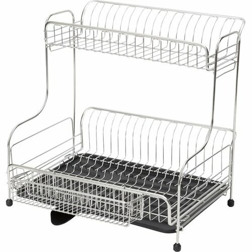 ニトリ:水が流れる2段水切り:水切り