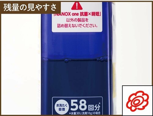残量の見やすさ 洗濯洗剤おすすめ イメージ