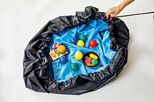 ヒモが絞りやすく、片づけしやすい「NOTAG」
