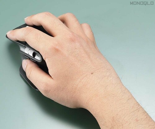 長時間の作業も疲れにくい形 ロジクール「MX MASTER 3S」おすすめ イメージ