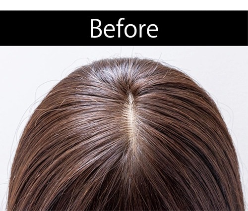 【仕上がり】わざとらしくなく地肌をカバーできた 増毛パウダーおすすめ イメージ