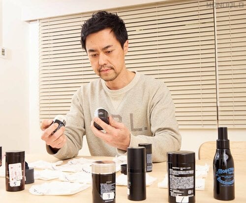 テスト2:使いやすさ 増毛パウダーおすすめ イメージ