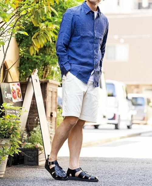 グルカサンダルを履きこなすポイントは? グルカサンダルおすすめ イメージ