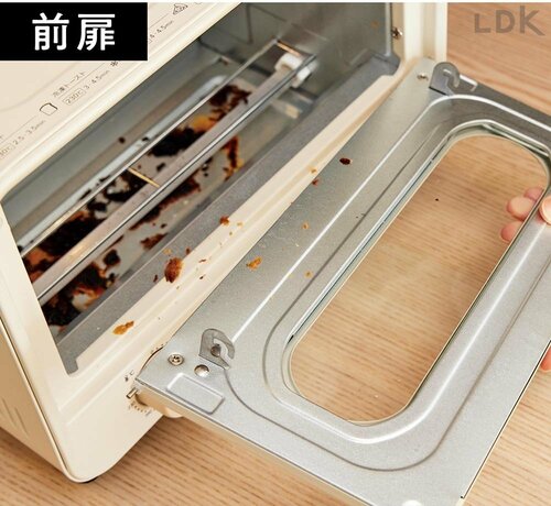 前扉 ユアサプライムス「オーブントースター PTO-TM800F」のレビューおすすめ イメージ