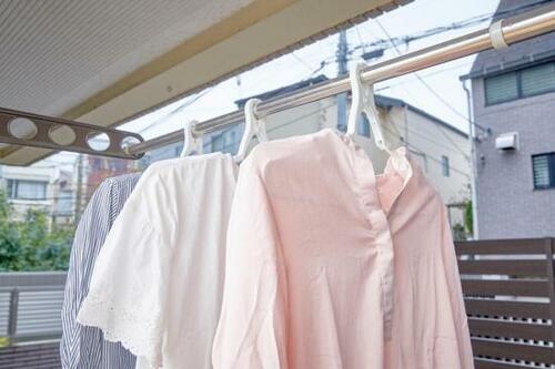 肩パッド付きで通気性もアップ！型崩れしにくいスライドハンガー イメージ2