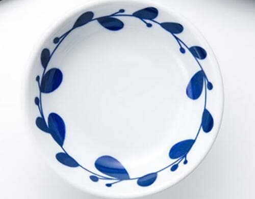 ダイソー:和モダン 天色リーフ 小皿:食器
