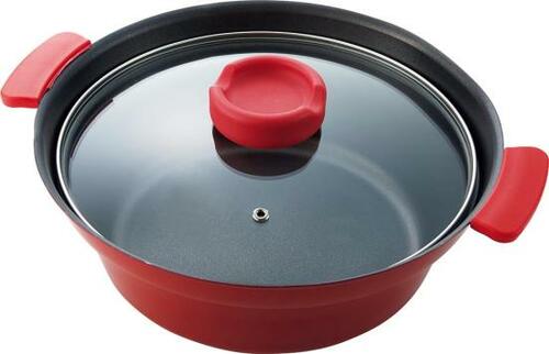 C評価: カインズ「ふきこぼれしにくいアルミ卓上鍋」はややチープ イメージ