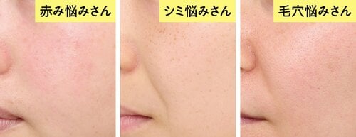 テスト1:仕上がり コンシーラーチークおすすめ イメージ