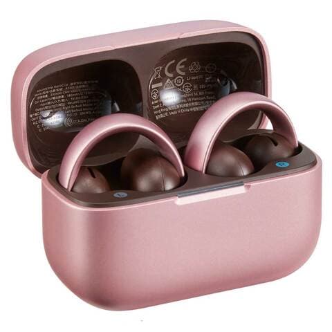 soundcore AeroClip ワイヤレスイヤホン ピンク