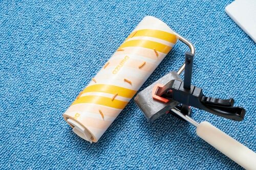 カーペットクリーナーとして心強い強粘着タイプ 粘着クリーナーおすすめ イメージ