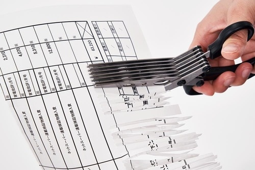 おすすめの使い方：十字型にはさみを入れるだけ イメージ