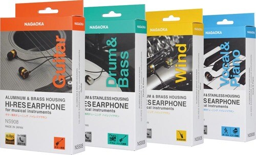 楽器の特性に合わせた楽器専用ハイレゾイヤホン ナガオカ「NS908」 イメージ
