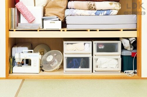 BEFORE 押し入れ収納グッズおすすめ イメージ