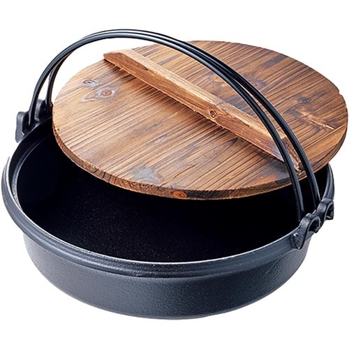 すき焼き鍋おすすめ イシガキ すき焼き鍋 木蓋付 イメージ