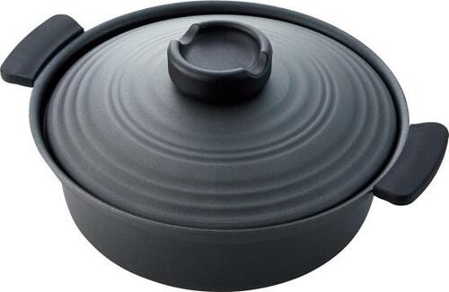 カインズ「土鍋風アルミ鍋」はシリコンの取っ手が使いやすい！ イメージ