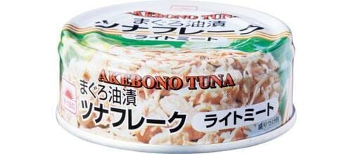 マルハニチロ:AKEBONO TUNA まぐろ油漬 ツナフレーク ライトミート 16缶:缶詰