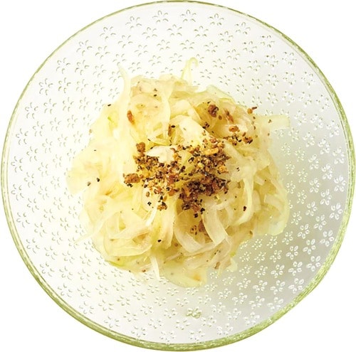 7:玉ねぎのラペ アウトドアスパイスおすすめ イメージ