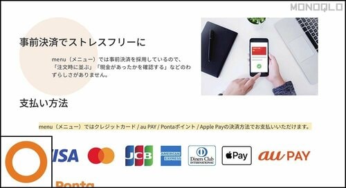 【支払い方法の豊富さ】現金は使えません フードデリバリーアプリおすすめ イメージ