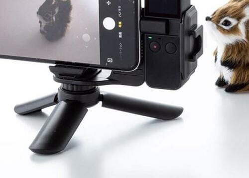 ホルダー+スタンドをつければ最強！ DELUXEFOX「Osmo ホルダー＆ミニスタンド」 イメージ