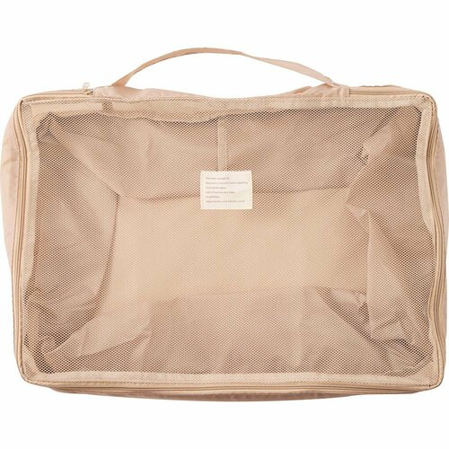 ダイソーの圧縮袋おすすめ スリーコインズ 衣類圧縮バッグ:Mサイズ イメージ1