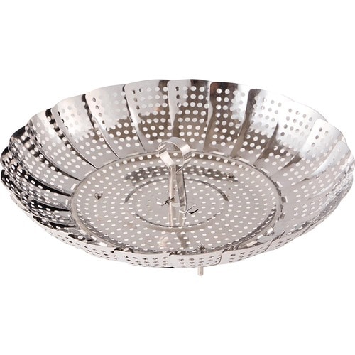 貝印 ステンレス 大型フリーサイズ蒸し器 18〜28cm用 イメージ1