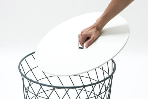 テーブルにもチェアにも収納にもひとつで3役こなす優秀テーブル イメージ