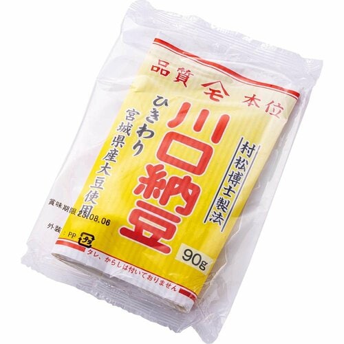 納豆おすすめ 川口納豆 宮城県産 ひきわり 三つ折納豆 イメージ1