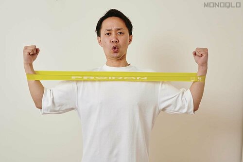 強度も充分だからトレーニングがはかどる トレーニングチューブおすすめ イメージ