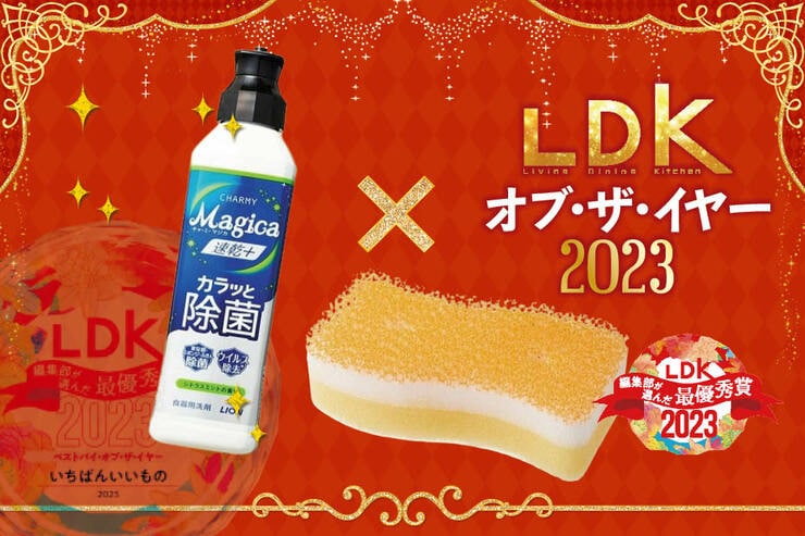 食器洗いが楽しくなるなんて！ 濃密泡が続く最強洗剤&スポンジを発表【2023年LDK年間ベストバイ】