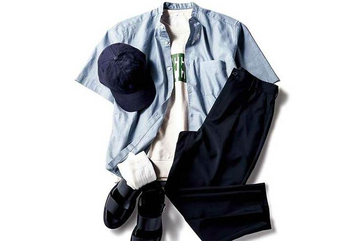 プロおすすめの格安メンズファッション！ ユニクロとGUで初夏の全身おしゃれコーデのイメージ