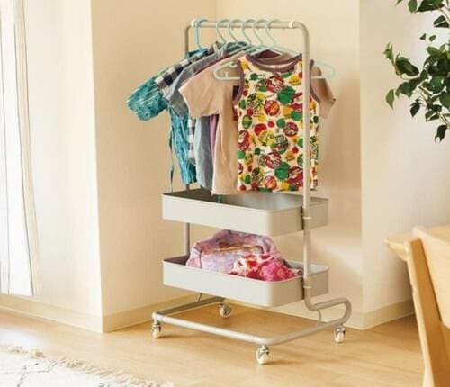 長期間使えるハンガーラック「トローリーハンガー」 イメージ2