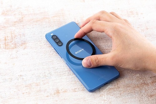 粘着力:一度貼ったらビクともしない マグネット式スマホリングおすすめ イメージ