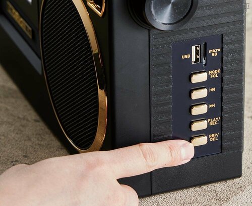 スマホ連携時の操作部が見にくい ラジカセおすすめ イメージ