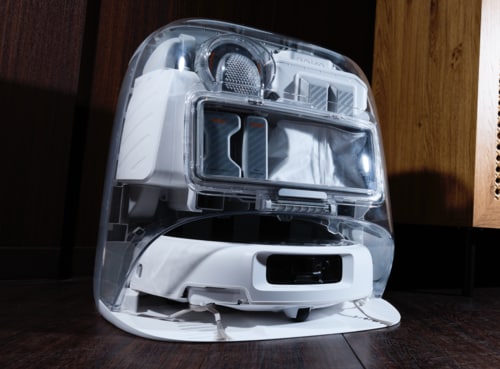 ドローンでおなじみDJIからロボット掃除機が登場 DJIのスケルトンなロボット掃除機「ROMO P」おすすめ イメージ