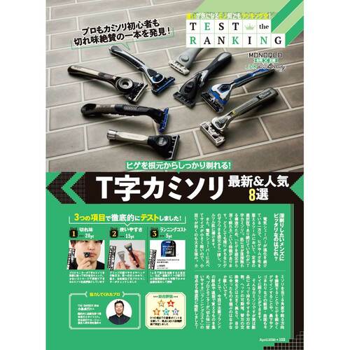 T字カミソリのテスト方法 T字カミソリおすすめ イメージ