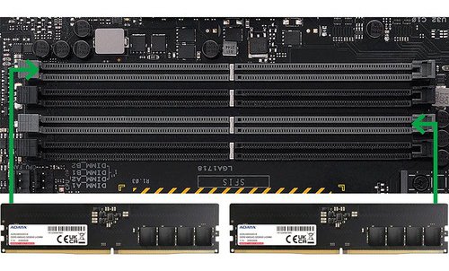 同じメモリを同色のスロットにセットして使用する PC用メモリおすすめ イメージ