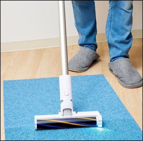 テスト1：吸引力 軽量コードレス掃除機おすすめ イメージ