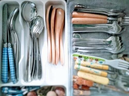 こまごましたカトラリー類は洗いっぱなしが正解です イメージ